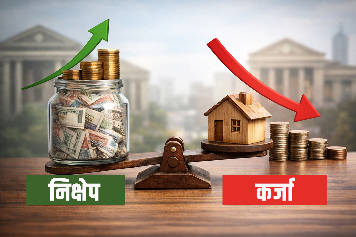 निजी क्षेत्रमा कर्जा प्रवाह बढ्दै, बैंकमा निक्षेप ८३ खर्ब ५० अर्ब